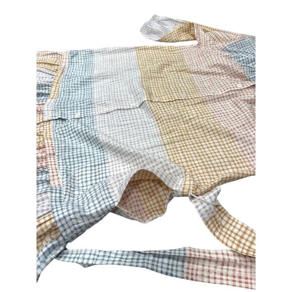 3/4 Sleeve Button Down Peplum Dress Size Small NWOT - Picture 5 of 12